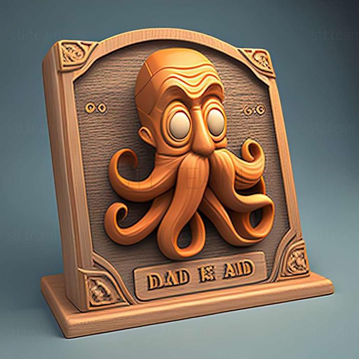 3D model Octodad DadlieCatch game (STL)